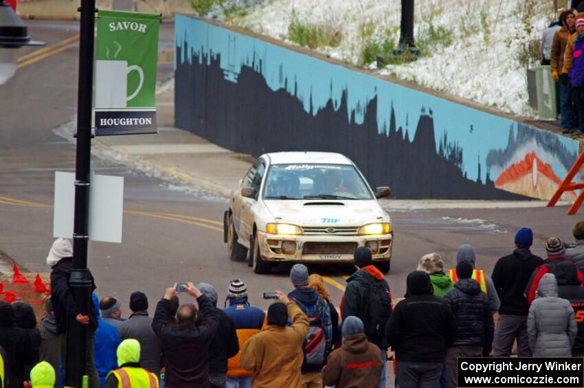 Henry Krolikowski / Cindy Krolikowski Subaru Impreza on SS15 (Lakeshore Drive).