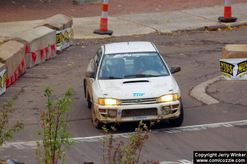 Henry Krolikowski / Cindy Krolikowski Subaru Impreza on SS15 (Lakeshore Drive).