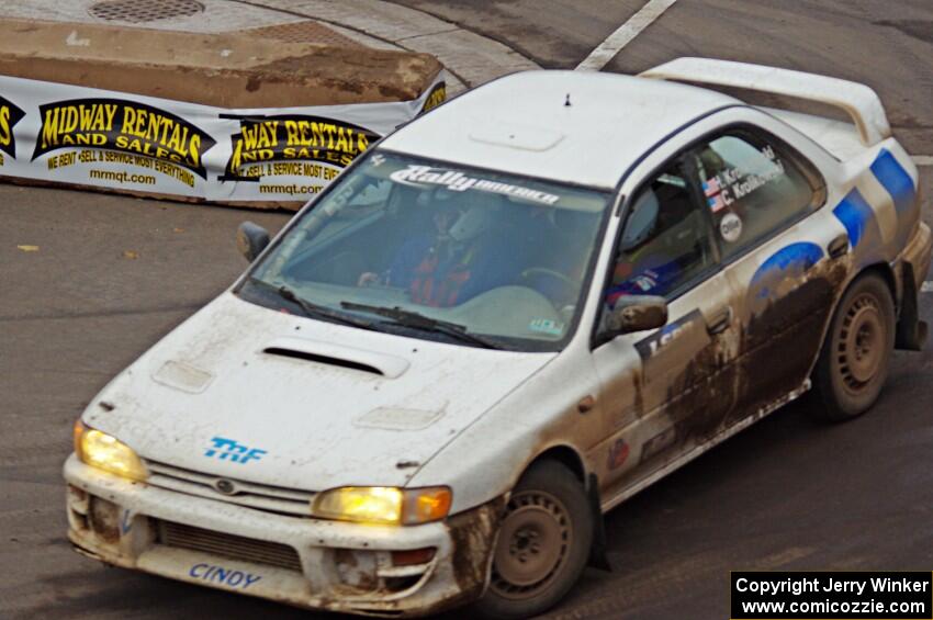 Henry Krolikowski / Cindy Krolikowski Subaru Impreza on SS15 (Lakeshore Drive).