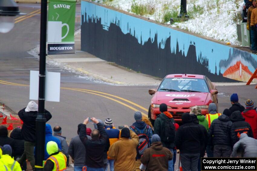 Matt Huuki / Janell Huuki Mitsubishi Eclipse on SS15 (Lakeshore Drive).