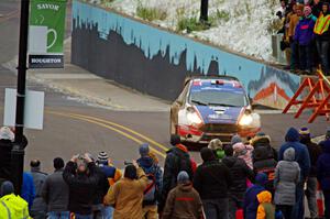 Piotr Fetela / Dominik Jozwiak Ford Fiesta on SS15 (Lakeshore Drive).