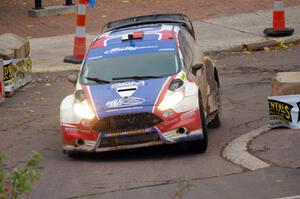 Piotr Fetela / Dominik Jozwiak Ford Fiesta on SS15 (Lakeshore Drive).