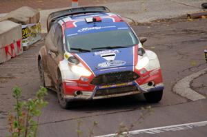 Piotr Fetela / Dominik Jozwiak Ford Fiesta on SS15 (Lakeshore Drive).