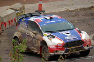 Piotr Fetela / Dominik Jozwiak Ford Fiesta on SS15 (Lakeshore Drive).