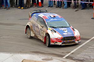 Piotr Fetela / Dominik Jozwiak Ford Fiesta on SS15 (Lakeshore Drive).