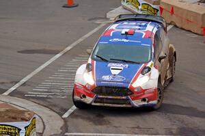 Piotr Fetela / Dominik Jozwiak Ford Fiesta on SS15 (Lakeshore Drive).