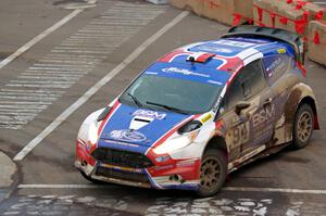 Piotr Fetela / Dominik Jozwiak Ford Fiesta on SS15 (Lakeshore Drive).