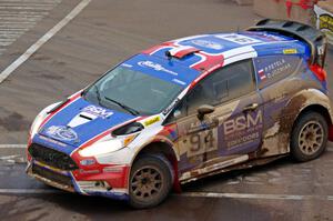 Piotr Fetela / Dominik Jozwiak Ford Fiesta on SS15 (Lakeshore Drive).