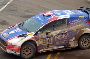 Piotr Fetela / Dominik Jozwiak Ford Fiesta on SS15 (Lakeshore Drive).