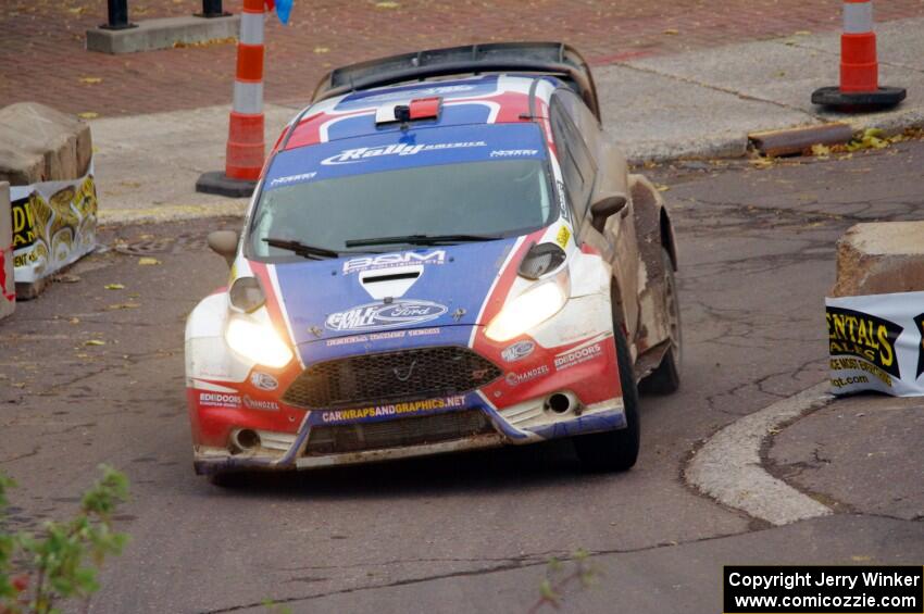 Piotr Fetela / Dominik Jozwiak Ford Fiesta on SS15 (Lakeshore Drive).