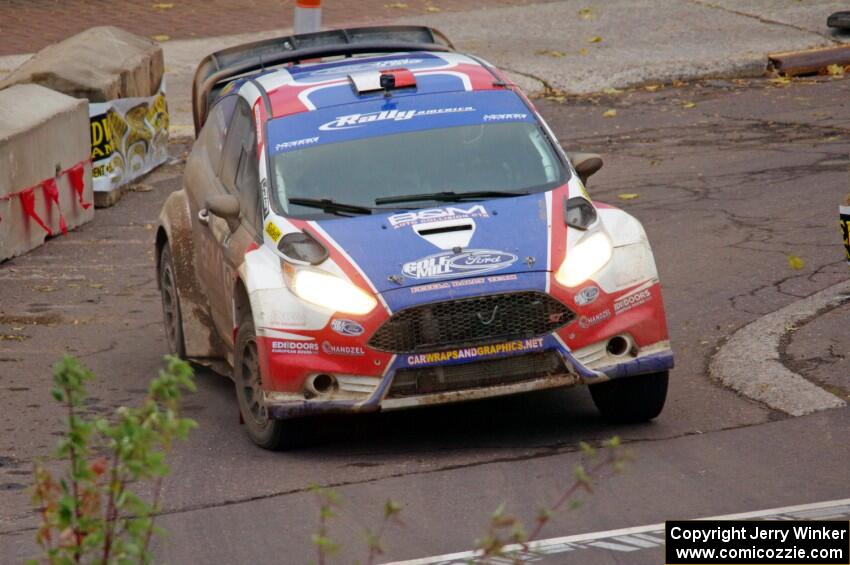 Piotr Fetela / Dominik Jozwiak Ford Fiesta on SS15 (Lakeshore Drive).