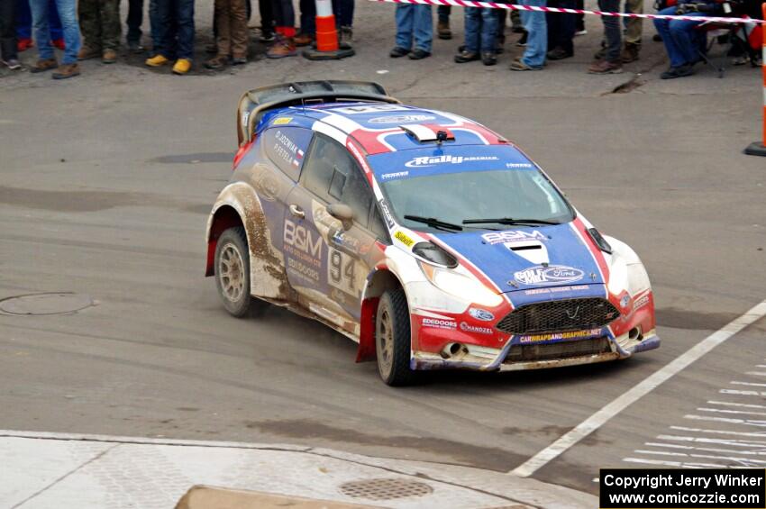 Piotr Fetela / Dominik Jozwiak Ford Fiesta on SS15 (Lakeshore Drive).