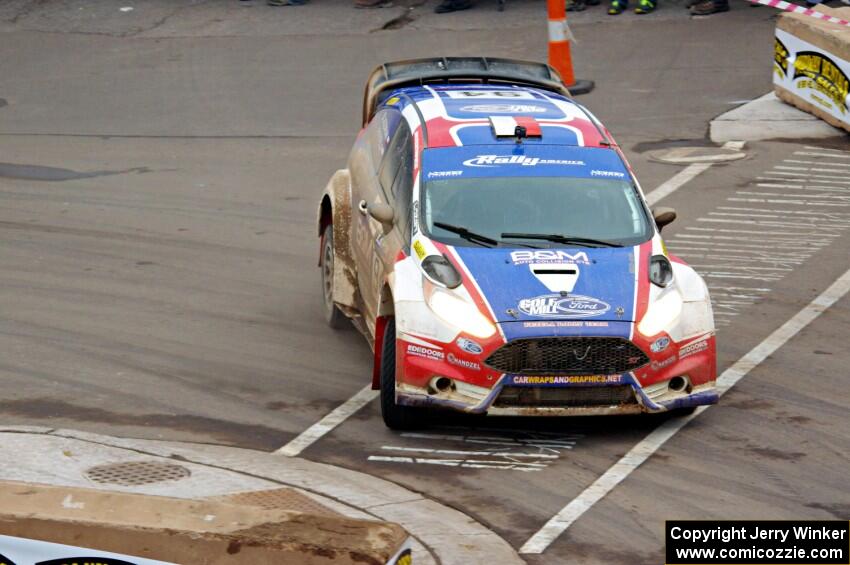 Piotr Fetela / Dominik Jozwiak Ford Fiesta on SS15 (Lakeshore Drive).