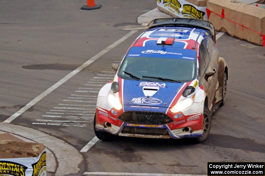 Piotr Fetela / Dominik Jozwiak Ford Fiesta on SS15 (Lakeshore Drive).