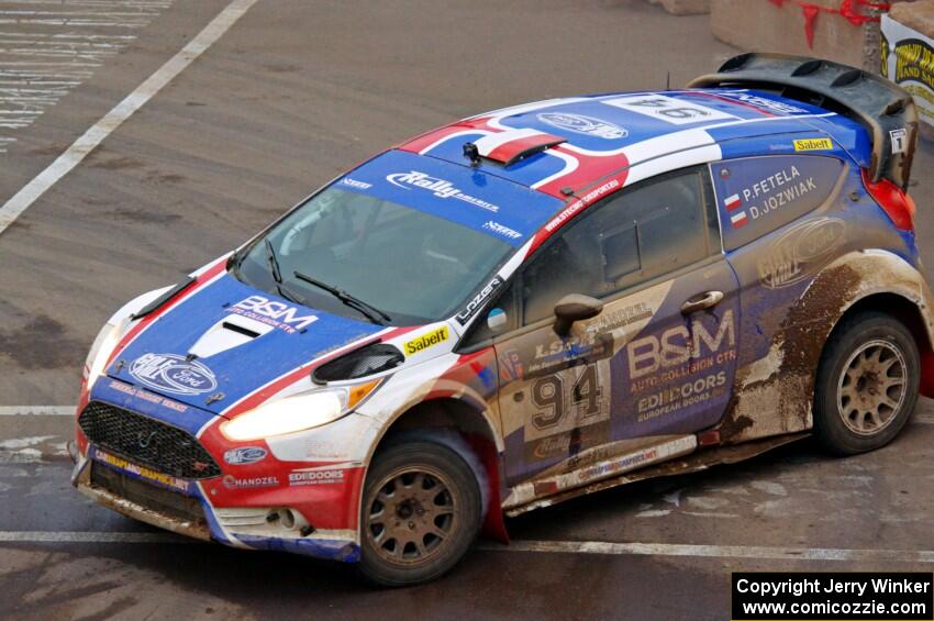 Piotr Fetela / Dominik Jozwiak Ford Fiesta on SS15 (Lakeshore Drive).