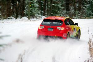 Lauchlin O'Sullivan / Alex Putnam Subaru WRX STi on SS1.