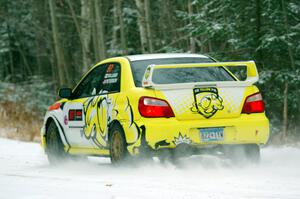 Mark Williams / Ben Peterson Subaru WRX STi on SS1.