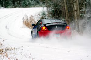 Paul Johansen / Susi Little Hyundai Tiburon on SS1.