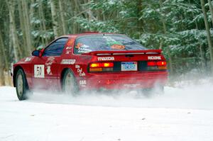 Al Dantes, Jr. / Brandon Snyder Mazda RX-7 Turbo on SS1.