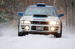 Tyler Matalas / Ian Hoge Subaru Impreza on SS1.