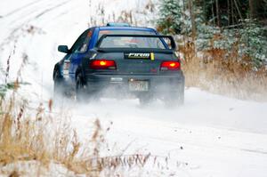 Tyler Matalas / Ian Hoge Subaru Impreza on SS1.