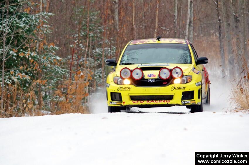 Lauchlin O'Sullivan / Alex Putnam Subaru WRX STi on SS1.