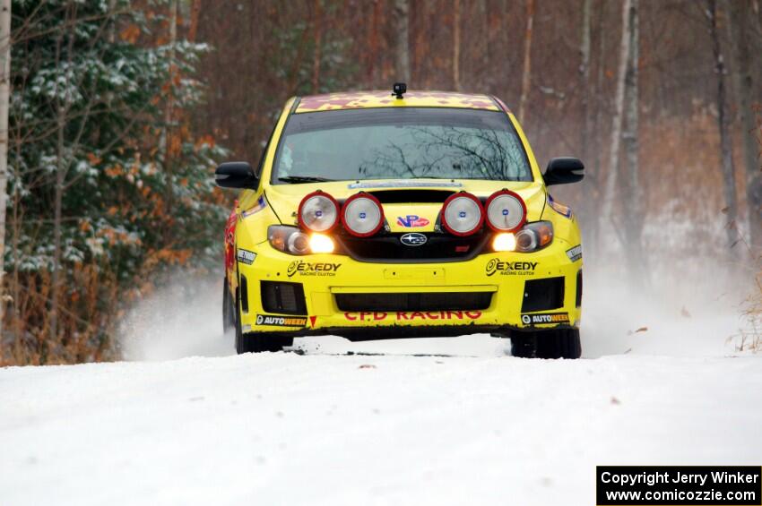 Lauchlin O'Sullivan / Alex Putnam Subaru WRX STi on SS1.