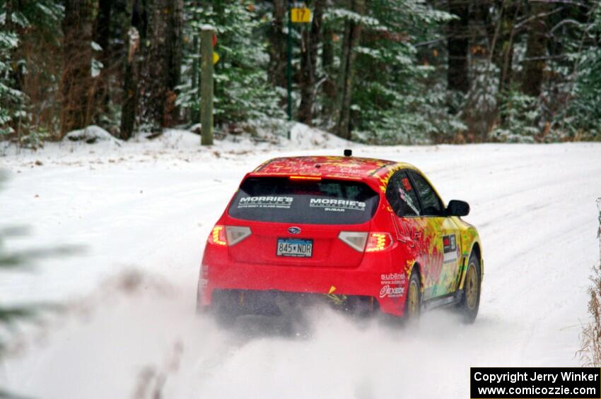 Lauchlin O'Sullivan / Alex Putnam Subaru WRX STi on SS1.