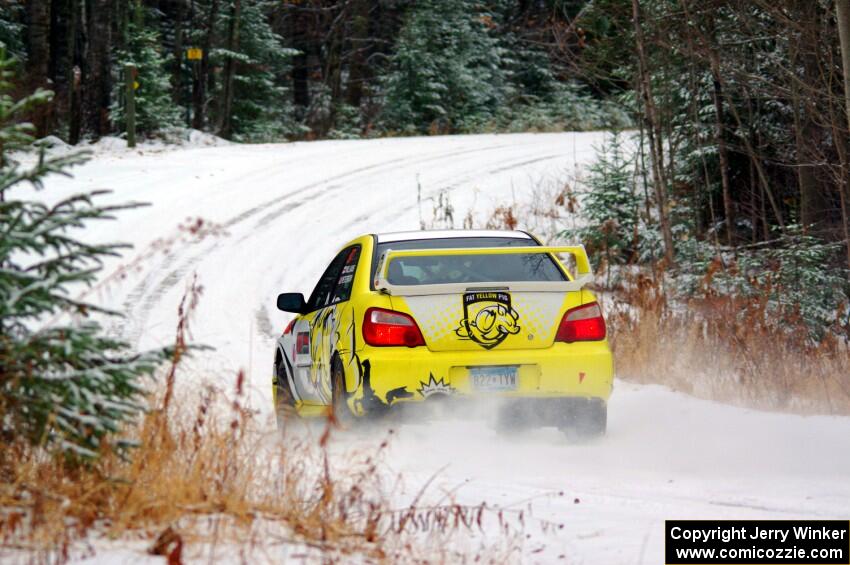 Mark Williams / Ben Peterson Subaru WRX STi on SS1.