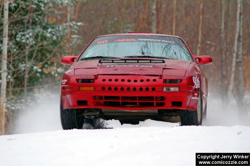 Al Dantes, Jr. / Brandon Snyder Mazda RX-7 Turbo on SS1.