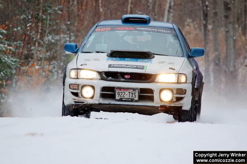 Tyler Matalas / Ian Hoge Subaru Impreza on SS1.