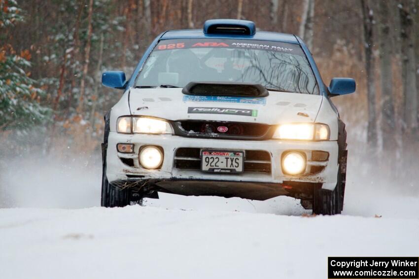 Tyler Matalas / Ian Hoge Subaru Impreza on SS1.