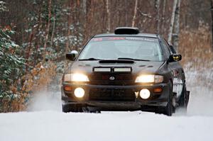 Jacob Kohler / Zach Houliston Subaru Impreza on SS1.