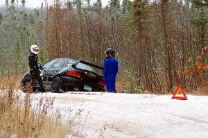 Jacob Kohler / Zach Houliston Subaru Impreza has an off on SS1.