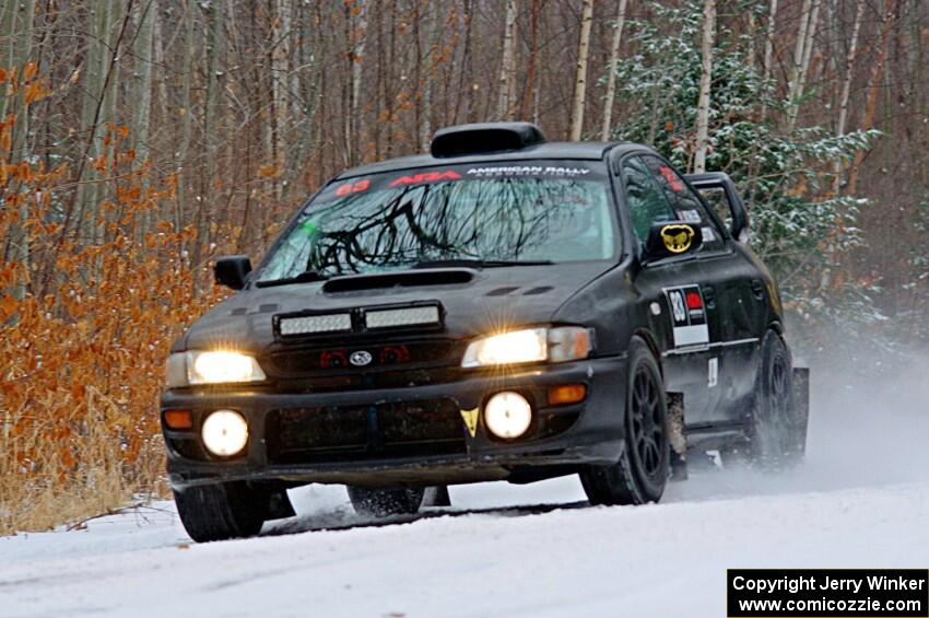 Jacob Kohler / Zach Houliston Subaru Impreza on SS1.