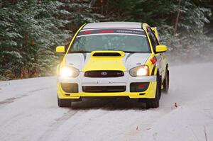 Mark Williams / Ben Peterson Subaru WRX STi on SS2.