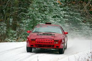 Al Dantes, Jr. / Brandon Snyder Mazda RX-7 Turbo on SS2.