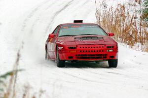 Al Dantes, Jr. / Brandon Snyder Mazda RX-7 Turbo on SS2.