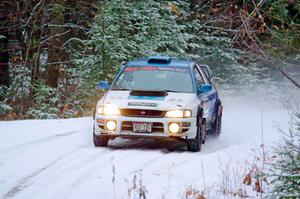 Tyler Matalas / Ian Hoge Subaru Impreza on SS2.