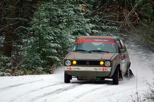 Adam VanDamme / Terry Verbrigghe VW Rabbit on SS2.