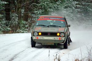 Adam VanDamme / Terry Verbrigghe VW Rabbit on SS2.