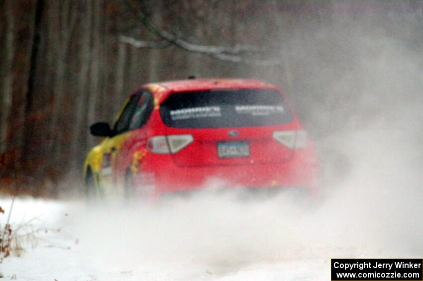 Lauchlin O'Sullivan / Alex Putnam Subaru WRX STi on SS2.