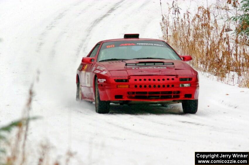 Al Dantes, Jr. / Brandon Snyder Mazda RX-7 Turbo on SS2.