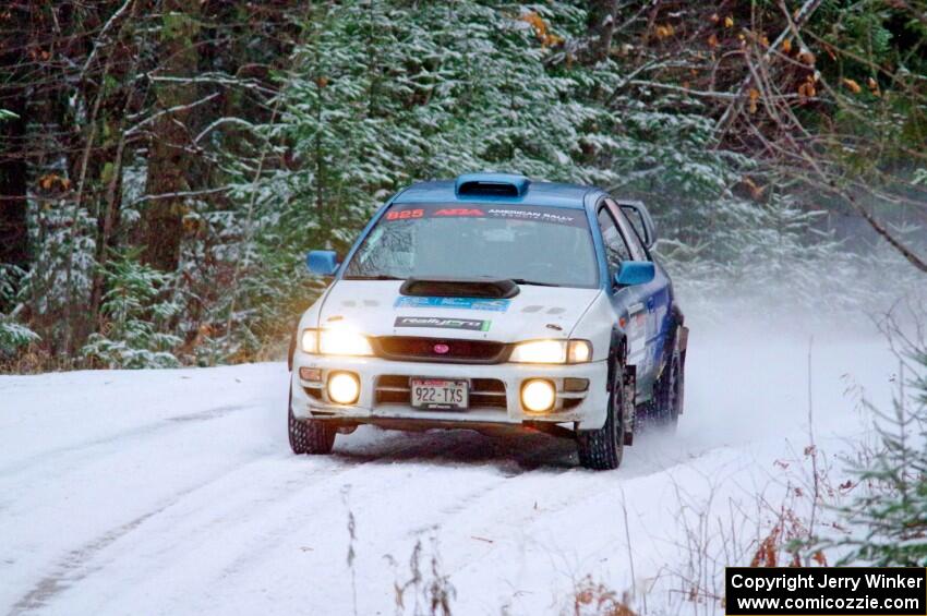 Tyler Matalas / Ian Hoge Subaru Impreza on SS2.