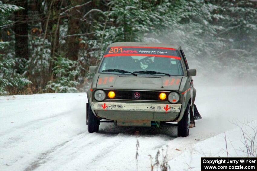 Adam VanDamme / Terry Verbrigghe VW Rabbit on SS2.