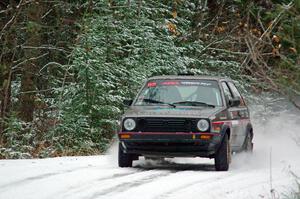 Elwood Niemi, Jr. / Marty Passuello VW GTI on SS2.