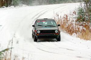 Elwood Niemi, Jr. / Marty Passuello VW GTI on SS2.