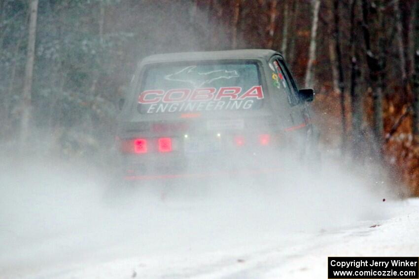 Adam VanDamme / Terry Verbrigghe VW Rabbit on SS2.