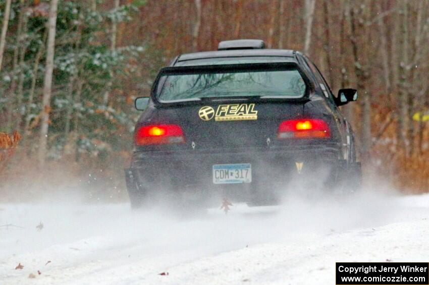 Jacob Kohler / Zach Houliston Subaru Impreza on SS2.