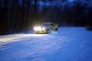 Mark Williams / Ben Peterson Subaru WRX STi on SS3.